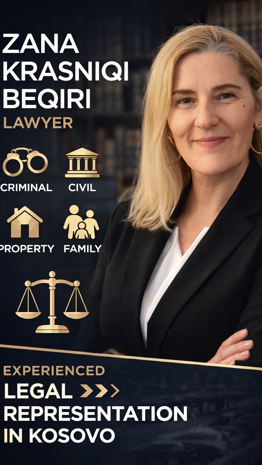 Zana Krasniqi-Beqiri – Legal representation in Kosovo